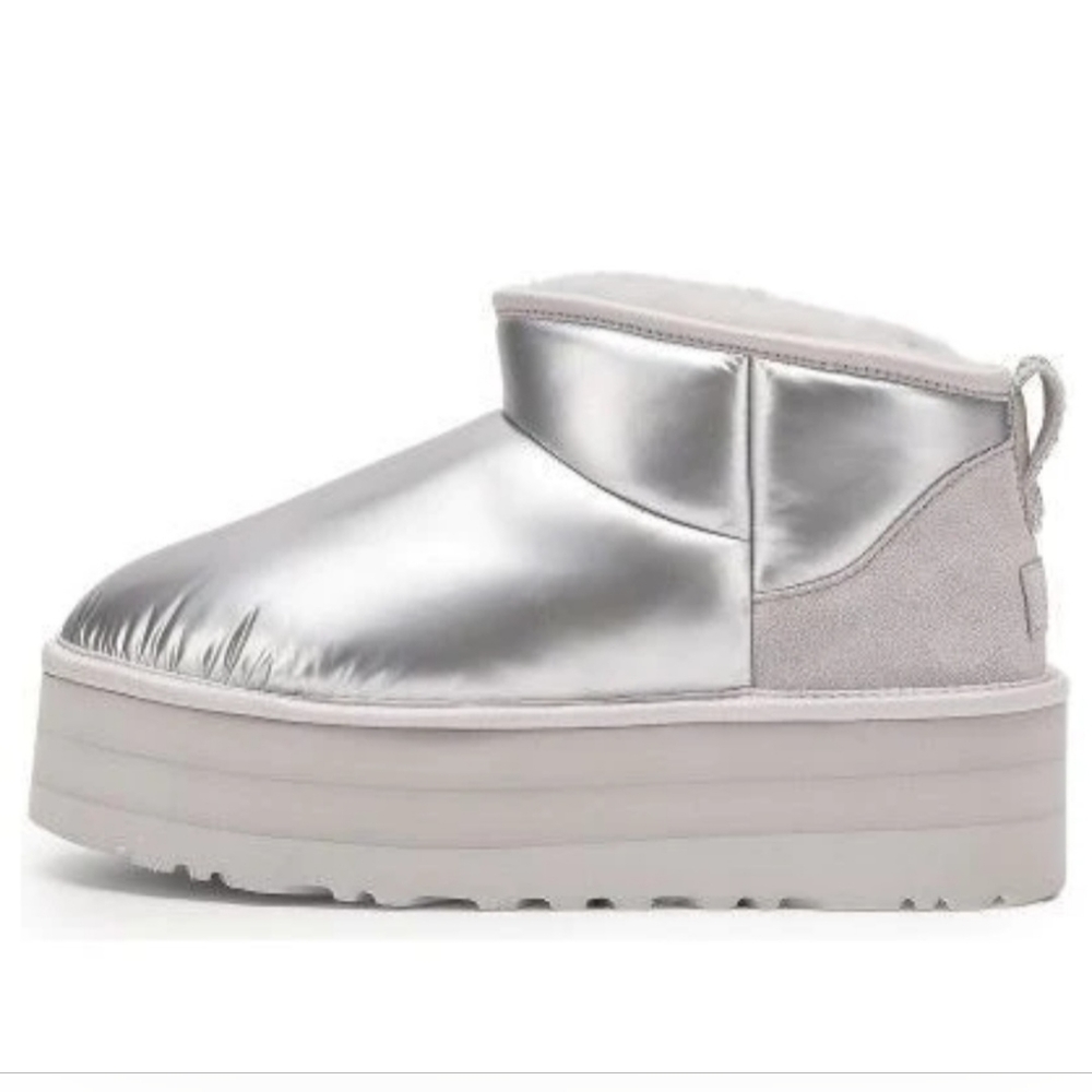 **DISCONTINUED!!**RARE!**NIB Ugg Hi Shine Ultra Mini Platform Boot